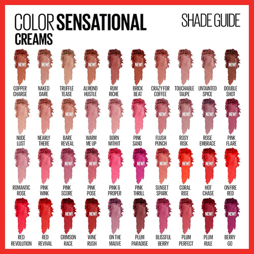 Maybelline - Lápiz Labial Color Sensational Para Labios, Hid