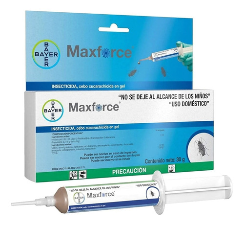 Max Force Gel Cucarachicida De Alta Eficiencia (jeringa 30g)