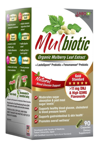 Labo Nutrition Cpsula Mulbitica, Extracto Orgnico De Hoja De