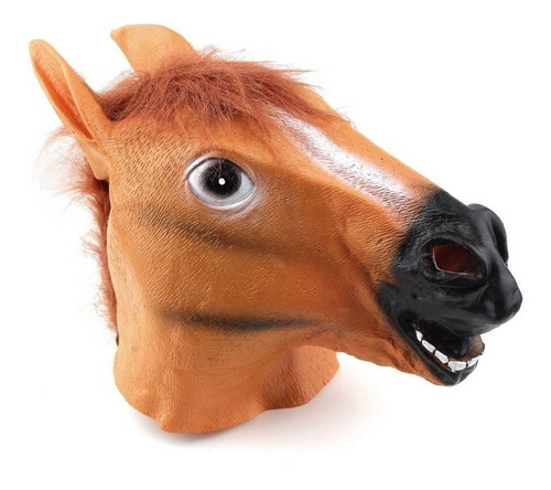 Mascara Cabeza De Caballo Latex Halloween La Mejor Broma