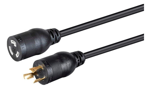 Monoprice Heavy Duty Extension Cord   10 Pies   Negro De Con