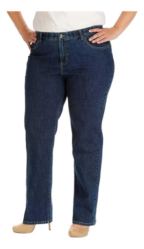 Lee Plus Size Comfort Waist Straight-leg Jeans Talla 54