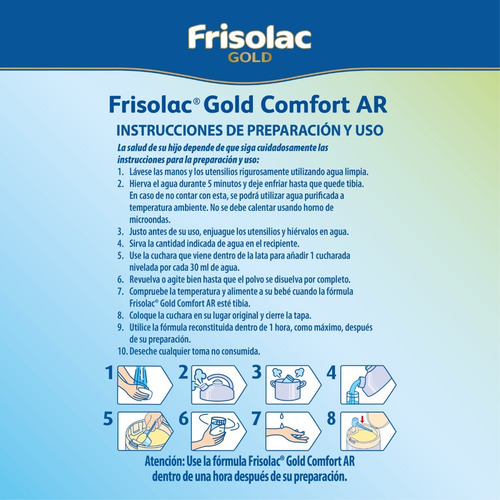 Frisolac Gold Comfort A R (0-12 Meses) Lata C/ 400 Gr