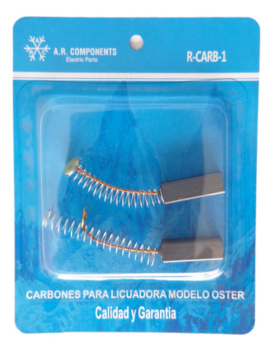 Carbones Para Licuadora A.r.components Modelo Oster 3und