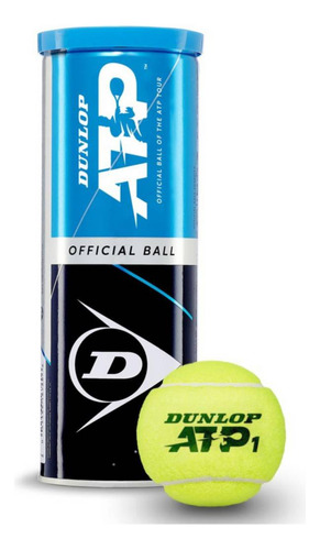 Tarro Pelotas Tenis Dunlop Atp X3