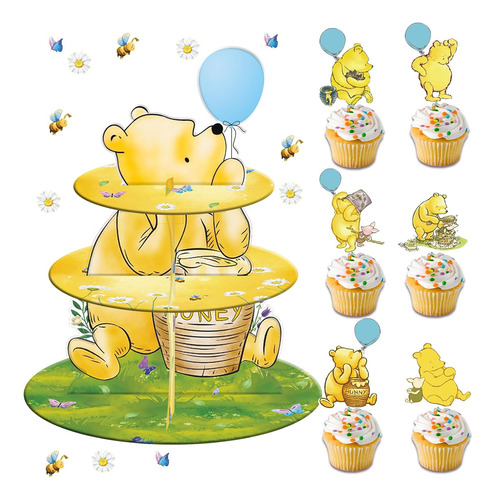 Winnie Bear - Suministros Para Fiestas, 25 Pezas De Winnie B