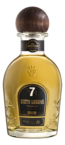 Tequila 7 Leguas Añejo Etiqueta Negra 37