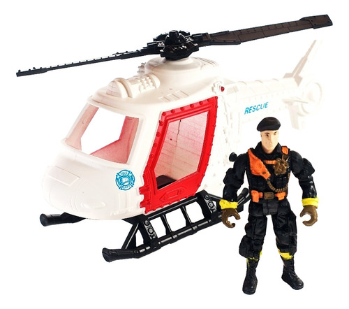 Set Bombero Auto Helicoptero Tanque Sonido Cod 71317 Bigshop