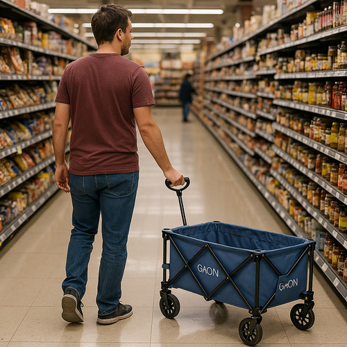 Carrito Vagon Plegable Multiusos De Carga Reforzado Set 2 Pz
