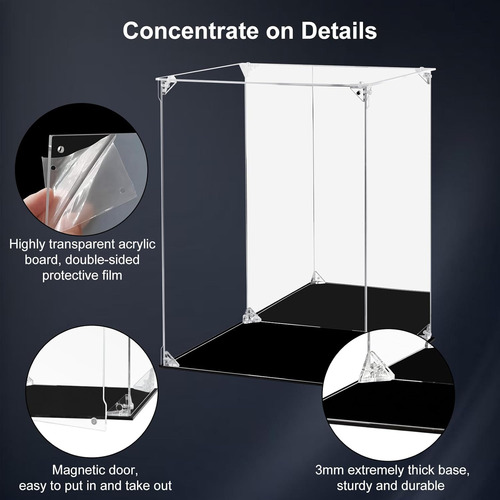 Acrylic Display Case For Collectibles Assemble Clear ..