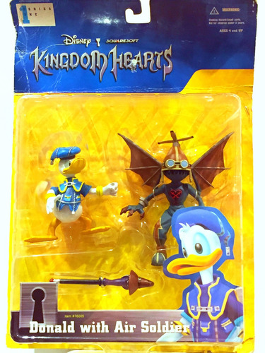 Disney Figura Kingdom Hearts Donald Y Air Soldier (nuevo)