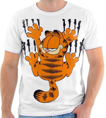 Camisa Camiseta Blusa Desenho Gato Garfield Tirinhas Cat 3
