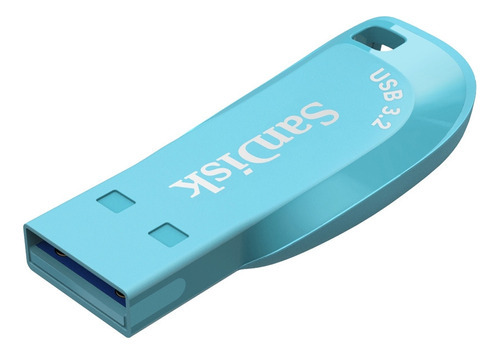 Memoria Usb Sandisk Ultra Shift 128gb Usb 3.2 Sdcz410-128g Color Celeste