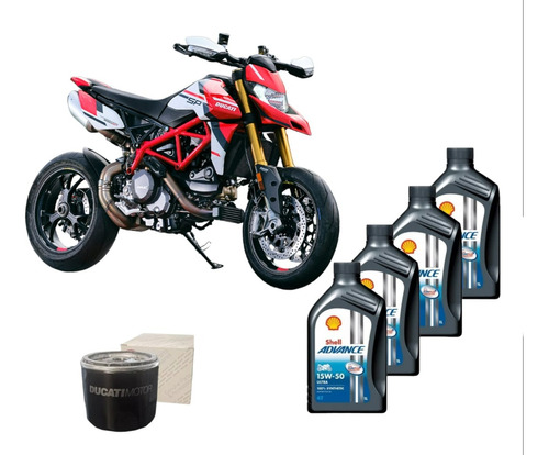 Kit Service Ducati Hypermotard Filtro De Aceite + Aceite