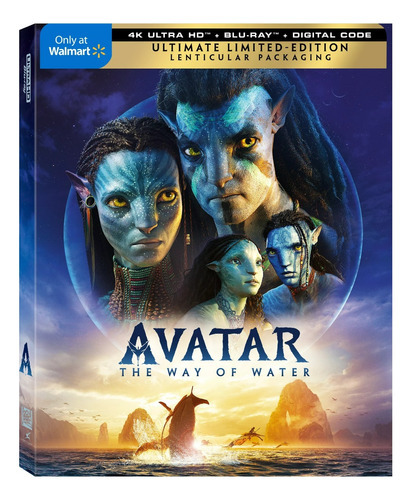 4K Ultra HD + Blu-ray Avatar: The Way of Water / Avatar El Camino Del Agua / Limited Edition Lenticular