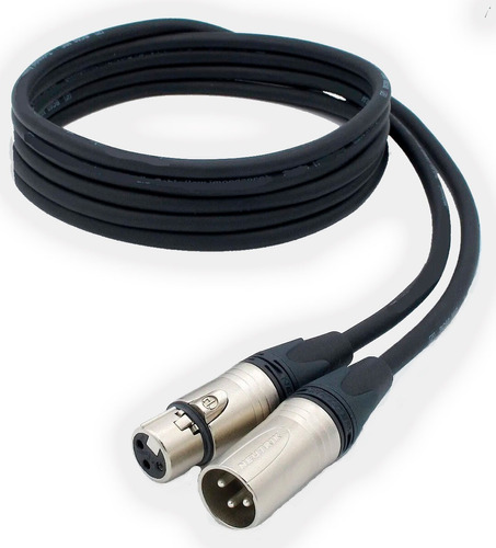 Cable Microfono Canon Xlr Macho/hembra De 5mts