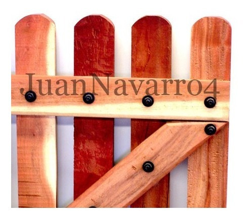 Imagen 7 de 7 de Porton Tranquera De Madera De Quebracho.