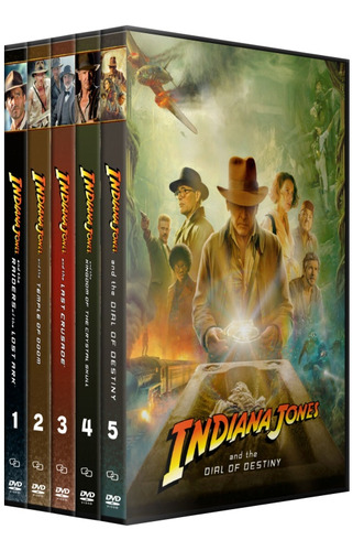 Indiana Jones Coleccion En Dvd Latino/ingles