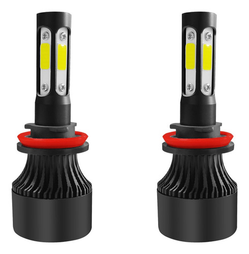 Kit Faros Led S2 4 Caras H8 H9 H11 Alta Baja 10000lm 6000k