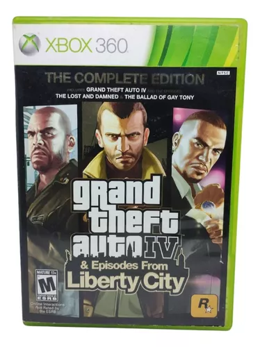 Jogo GTA Iv Complete Edition Xbox 360 Mídia Física Original