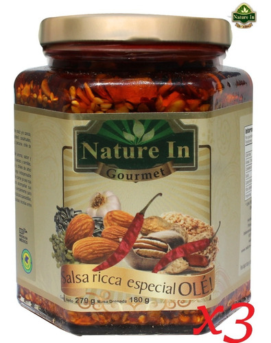 X3 Salsa Ricca Especial Ole! 270g Nature In Gourmet