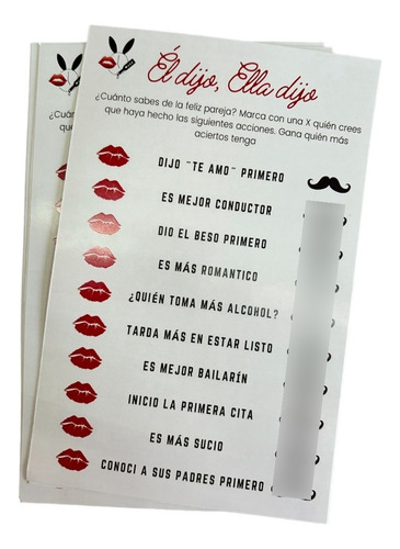 Set Juegos De Desedida De Soltera Novia El Ella Dijo Adultos