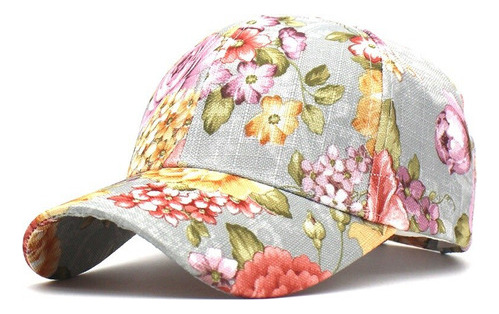 Gorra De Béisbol De Mezclilla Floral Para Mujer  Pantalones