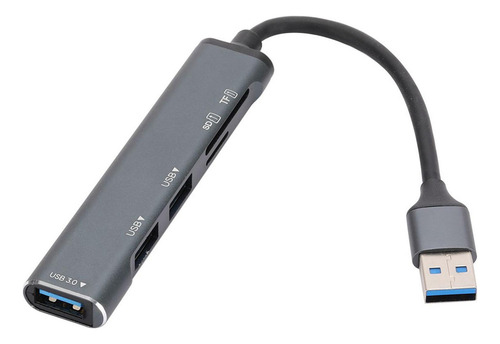 . Hub Usb 3.0 5 Em 1, Estação De Encaixe, Divisor Usb