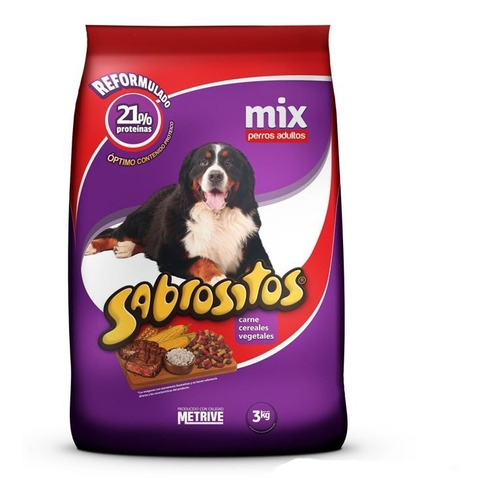 Sabrositos Mix Carne, Cereales Y Vegetales X 20kg Envios