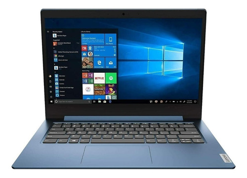 Imagen 1 de 7 de Laptop Lenovo IdeaPad 14IGL05  ice blue 14", Intel Celeron N4020  4GB de RAM 64GB SSD, Intel UHD Graphics 600 1366x768px Windows 10 Home