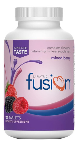 Bariatric Fusión Mixed Berry Complete Chewable 120 Tabs