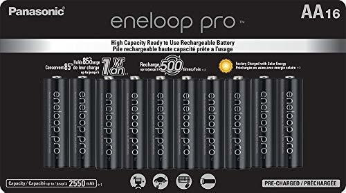 Panasonic Bk-3hcca16fa Eneloop Pro Aa Baterías Recargables P