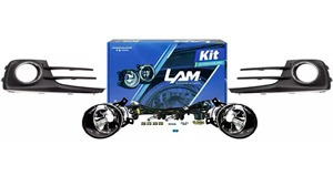 Kit Faros Antiniebla Vw Fox-suran 15/.. Vira Cromada Lam