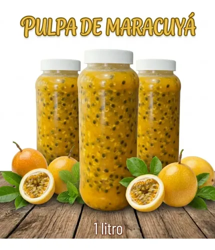 Pulpa De Maracuyá 100% Natural