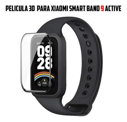 Película 3d P/ Xiaomi Smart Mi Band 9 Active Kit 2 Unidades
