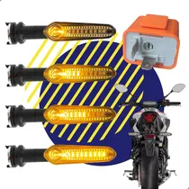Comprar Kit 4 Pisca Led Sequencial Mt03 Mt07 Mt09 Fz150 Fz250 + Relé