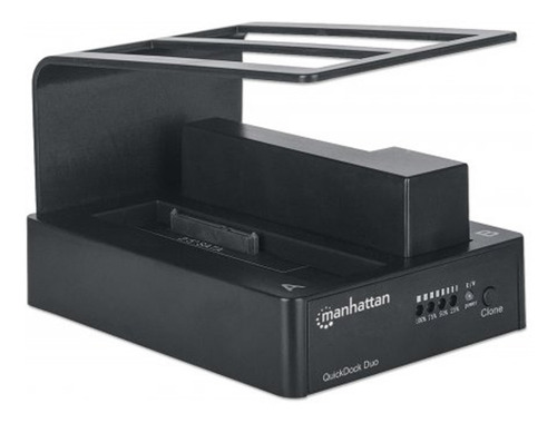 Gabinete Duplicador De Disco Duro, Clonador, Usb 2.0 Y 3.0, Manhattan(130479)