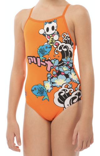Vestido De Baño Para Natación Niña G Anime Jr One Piece L Ar