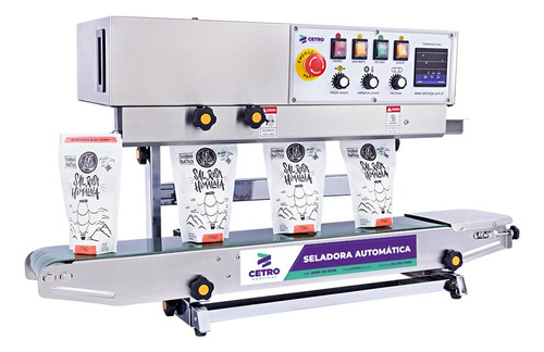 Máquina Seladora Profissional Sa1000 Lw Em Inox 304