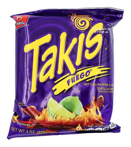 Snacks Pasabocas Picantes Mexicanos Importados Taki® 113.4g