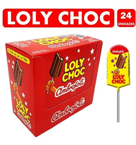 Chocolate Loly Choc Display De 24 Paletas