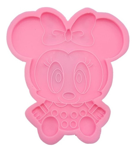 Molde De Silicona Minnie Bebe  Chocolate Fondant Pasta 