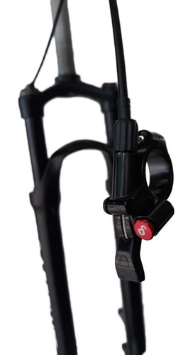 Garfo Suspensão Bike 29 Over Reta Absolute 330 Trava Guidão