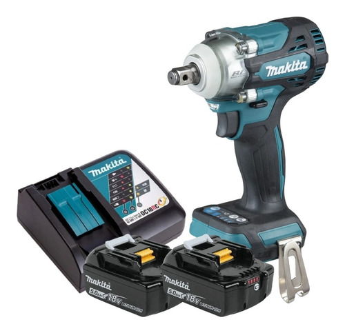 Chave De Impacto Dtw300 2 Baterias 5ah + Carregador Makita