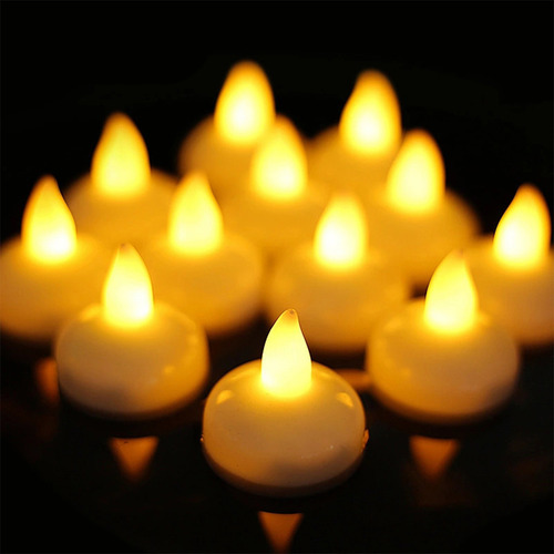 36/12 Velas Flotantes, Velas De Té Sin Llama