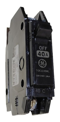 Breaker Superficial  1x40 Amp. Tqc1140wl General Electric. 