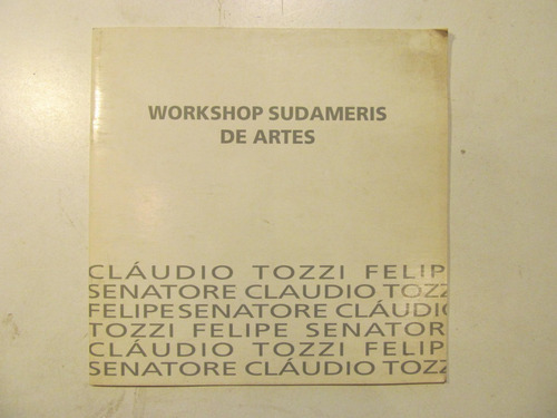 Tozzi, Senatore. Workshop Sudameris De Artes.