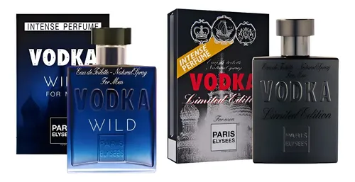 Kit Vodka Wild e Limited 100ml Paris Elysses