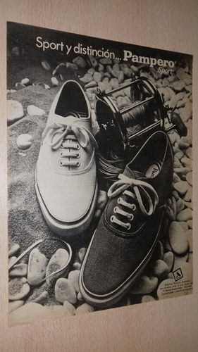 P144 Clipping Antigua Publicidad Zapatilla Sorpasso Año 1972