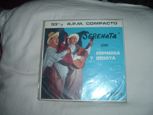 Single Vinilo 33.1/3. Serenata Con Espinosa  (colombia)